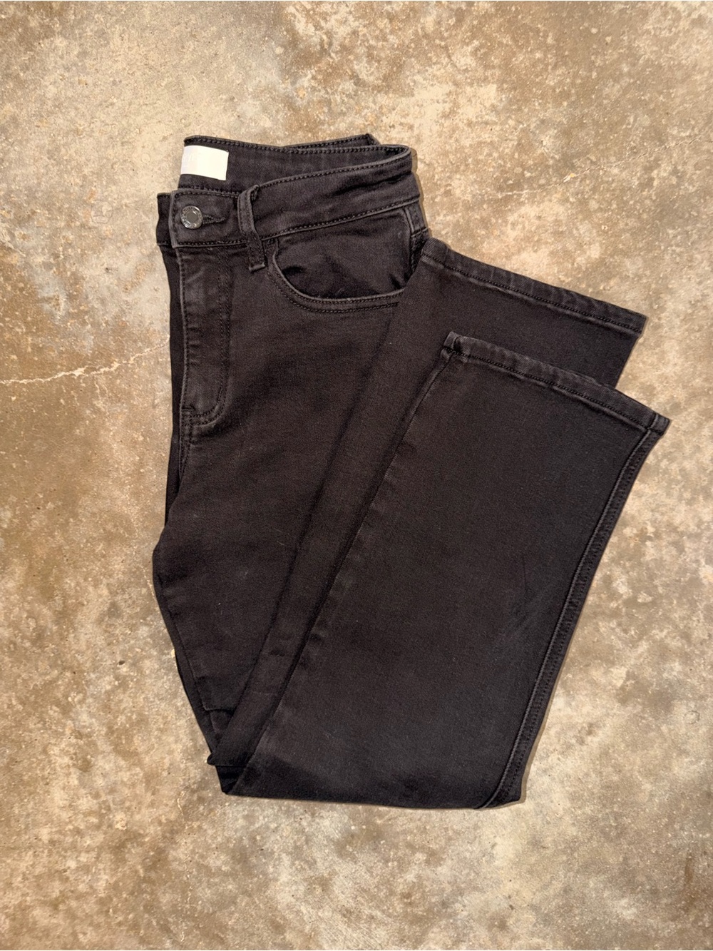 Vervet Women's Black Straight-Leg Jeans 27 Classic Everyday Denim NWOT
